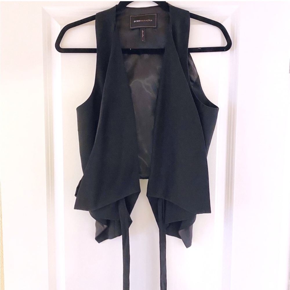 BCBG Vest w/Front Tie